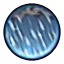 The showers weather indicator from Island Sanctuary in Final Fantasy XIV.