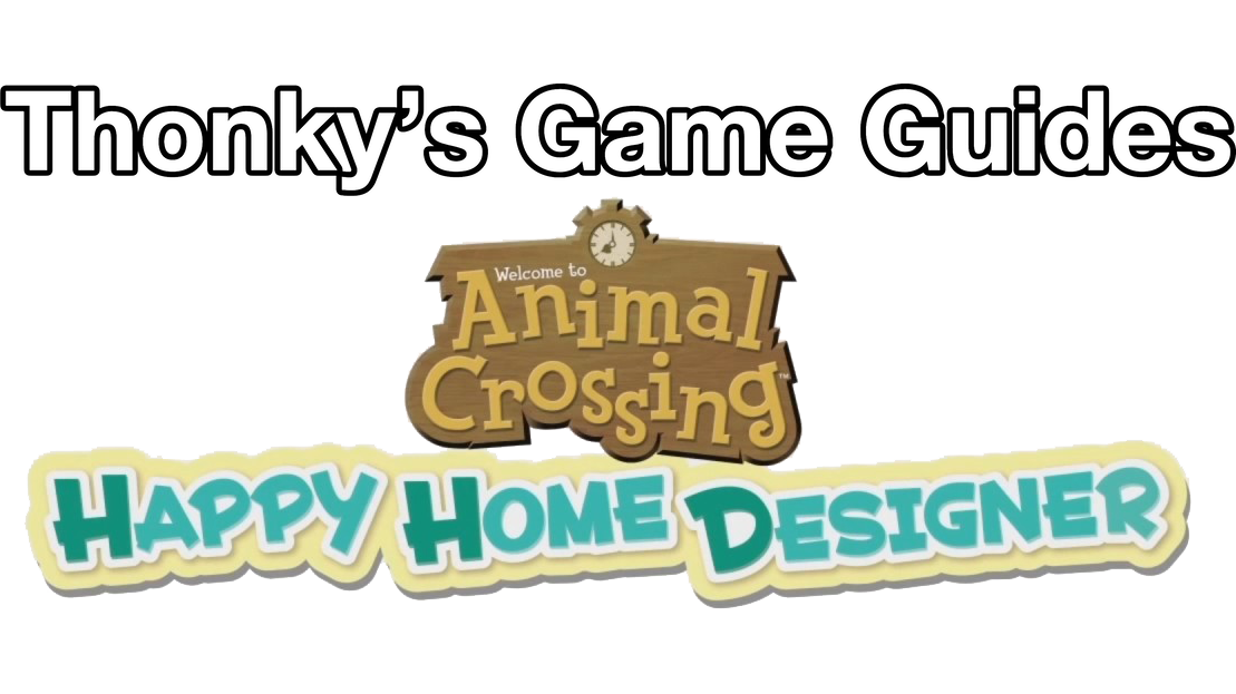 Thonky's Game Guides: Animal Crossing: Happy Home Designer