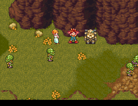 Crono and his friends encounter some strange beings in the past.