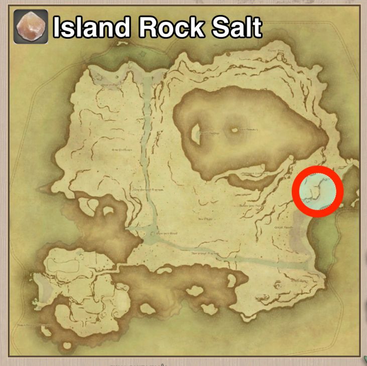 Main location of Island Rock Salt on Island Sanctuary