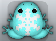 Aqua Albeo Glacio Frog from Pocket Frogs