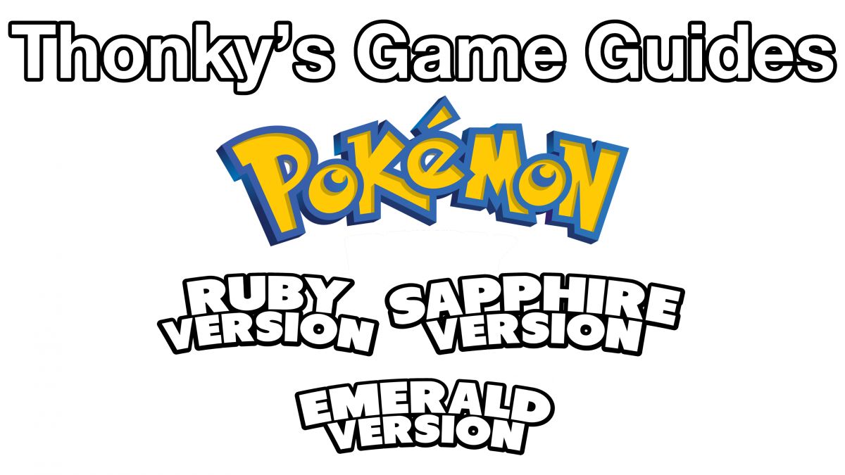 Pokemon Ruby/Sapphire/Emerald Walkthrough - PokeDream