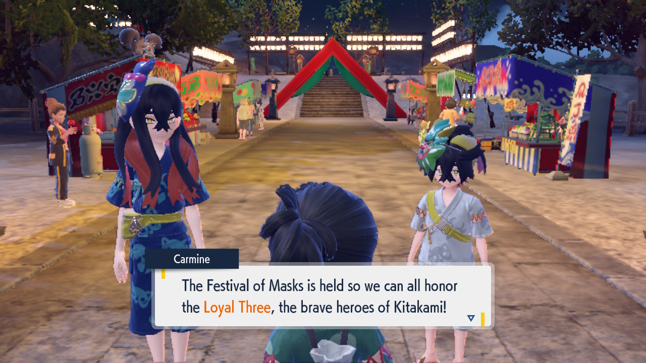 After you visit the Dreaded Den with Kieran, it's time to go to the Festival of Masks.