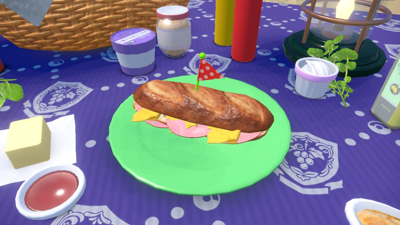 During picnics, you can hang out with your Pokémon and make sandwiches.