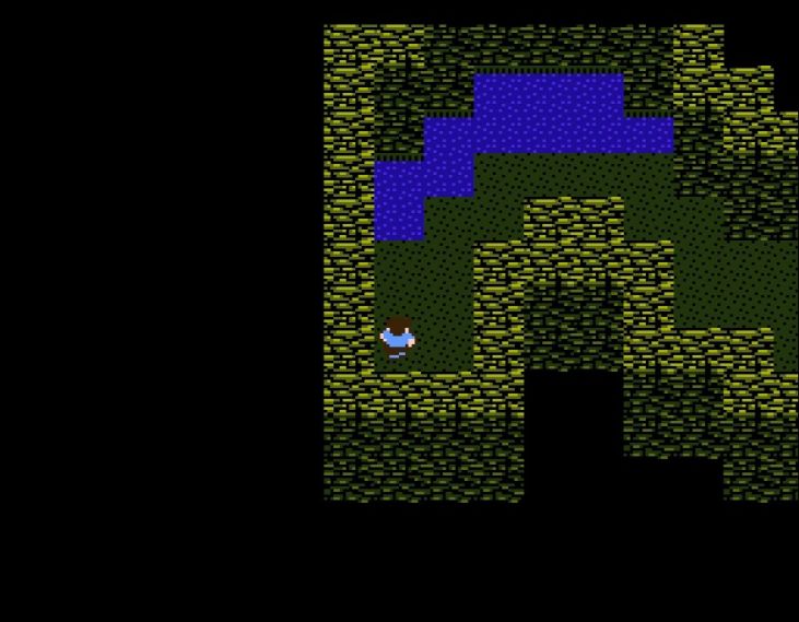 After you defeat Broken Joe in the underground ruins, you emerge from the cave to a new area.