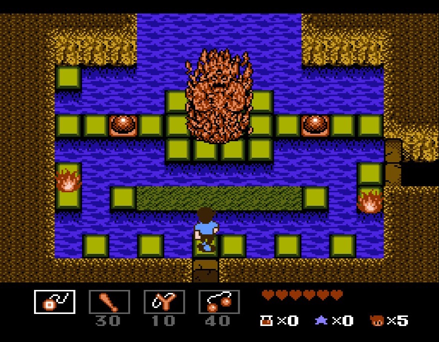 After you make your way through the cave east of Miracola, you battle Magma the Fierce.