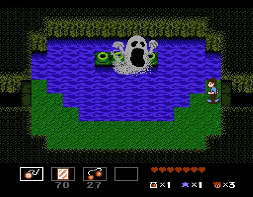 After you make it to the end of the cave beneath the Ghost Village, you battle Maxie the Ghost.