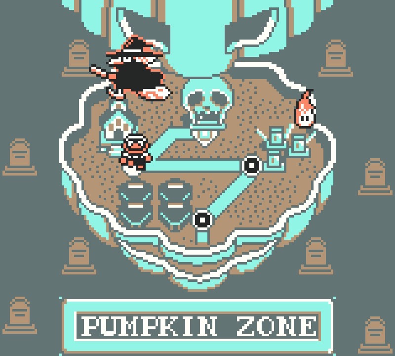 How to clear Ghost House Stage, also known as Pumpkin Zone Level 3, in Super Mario Land 2: 6 Golden Coins.