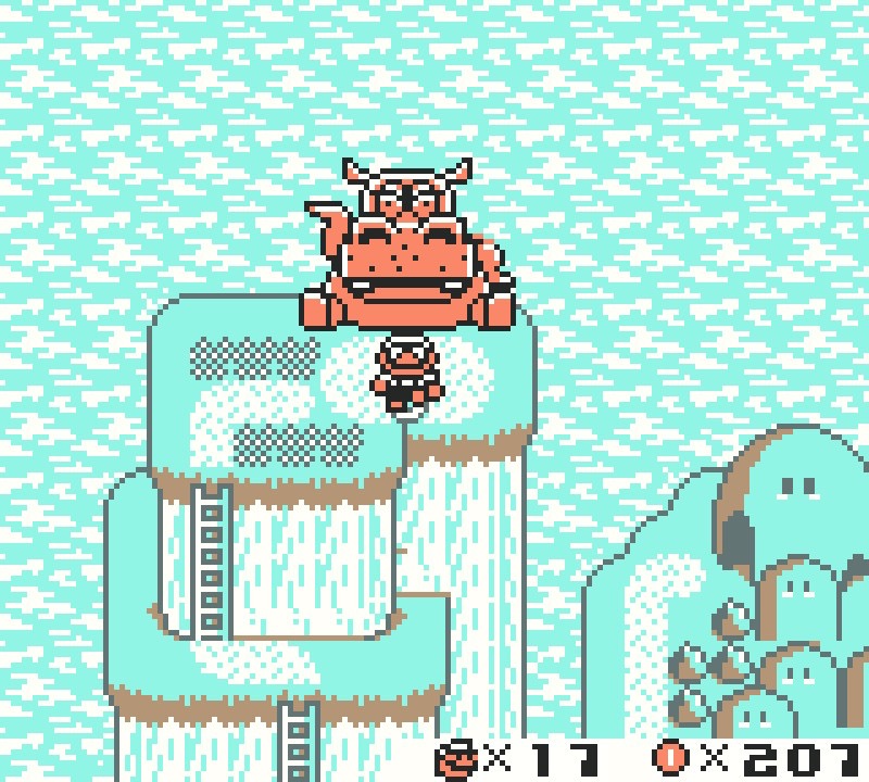 How to clear Hippo Stage, also known as Space Zone Entrance, and Bubble Course, in Super Mario Land 2: 6 Golden Coins.