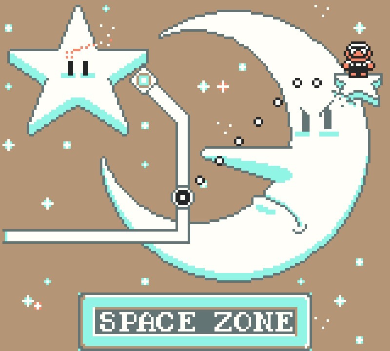 How to clear the Space Zone Secret Stage, also known asSecret Course 2, in Super Mario Land 2: 6 Golden Coins.