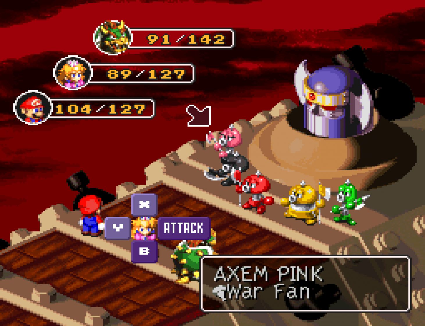 Axem Rangers Boss Battle Super Mario Rpg Walkthrough And Guide 2255