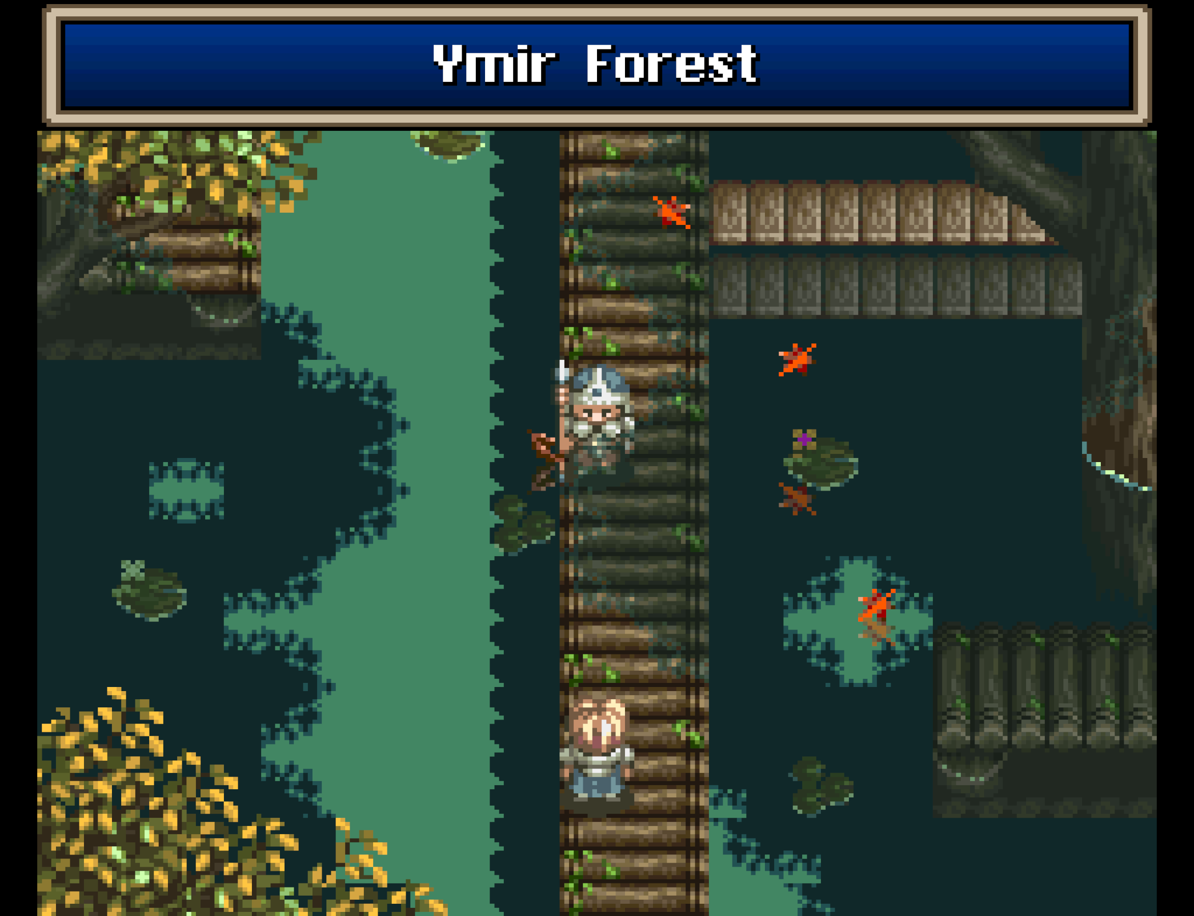 How to get through the Ymir Forest to reach the elves' haven in Tales of Phantasia