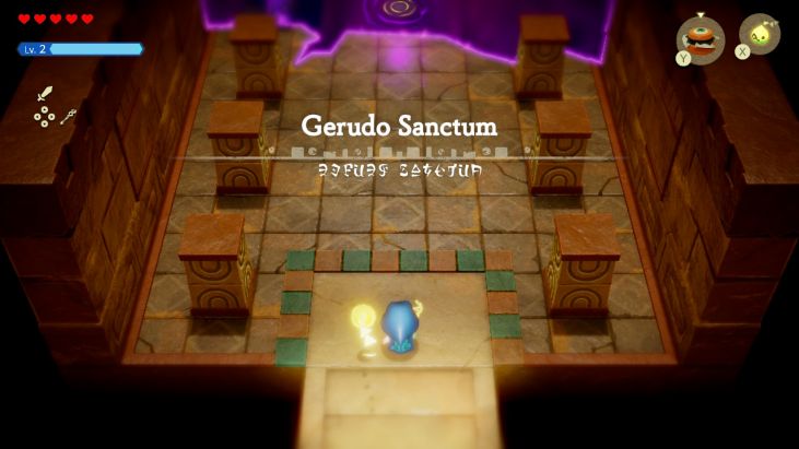 After you remove the seal in the Cryptic Cavern, you can reach the Gerudo Sanctum.