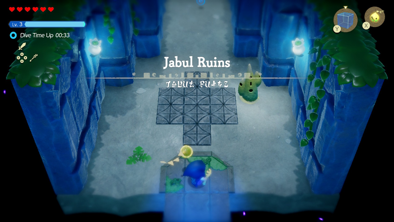 After you enter the Stilled Jabul Waters and explore the area, you find the Jabul Ruins.