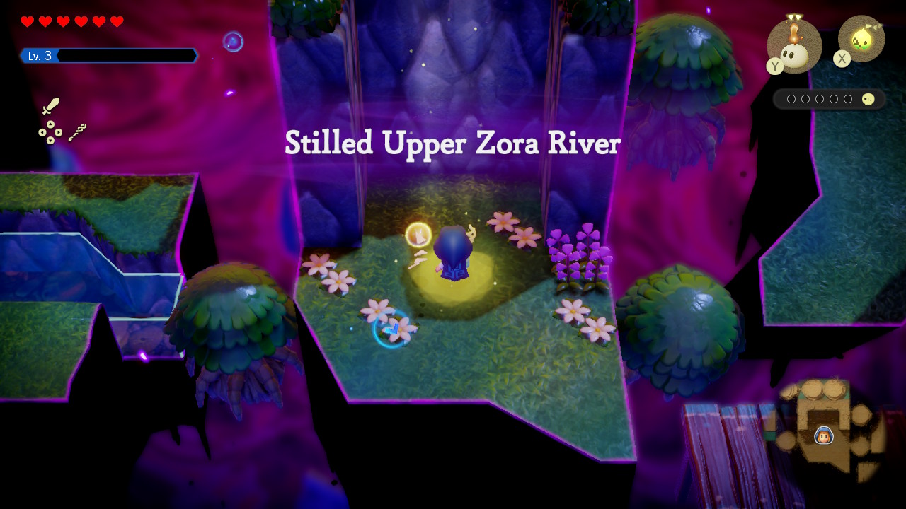 After Jabu-Jabu rampages through the River Zora Village, Tri can make an entrance into the rift.