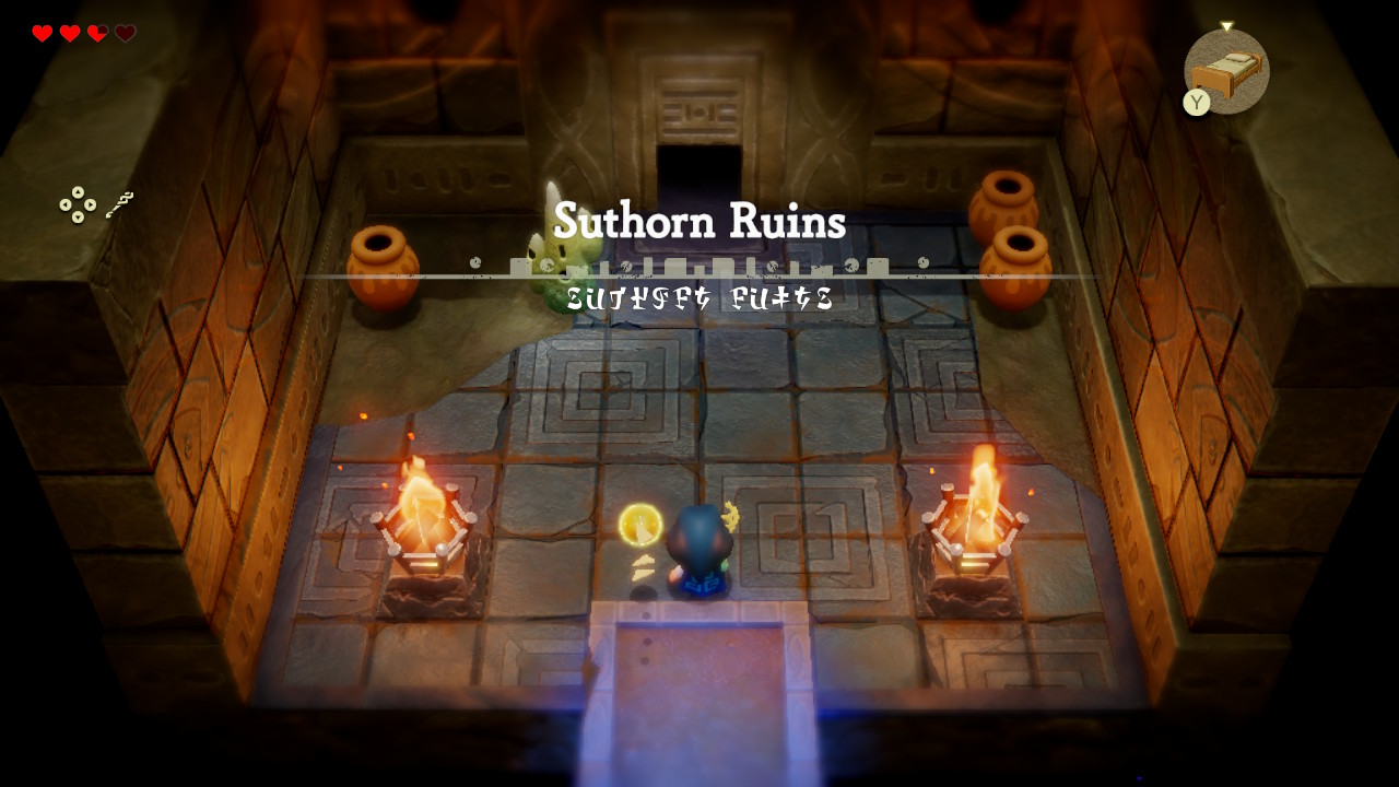 After Tri helps you enter the Stilled Suthorn Forest in a rift, you reach the Suthorn Ruins.