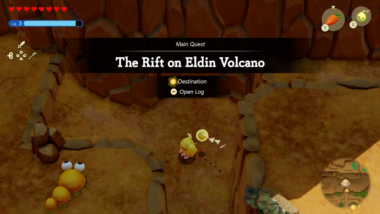 After you pass through Kakariko Village, you reach Eldin Volcano Trail on your way to the Eldin Volcano Rift.