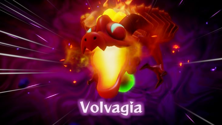 After you go through the Eldin Volcano, you battle the fire dragon, Volvagia.