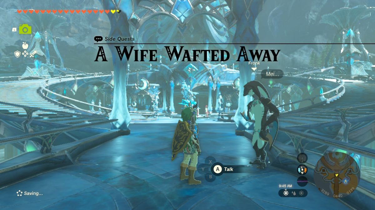 A Wife Wafted Away Walkthrough - Zelda Tears of the Kingdom - Lanayru -  Side Quests, The Legend of Zelda: Tears of the Kingdom