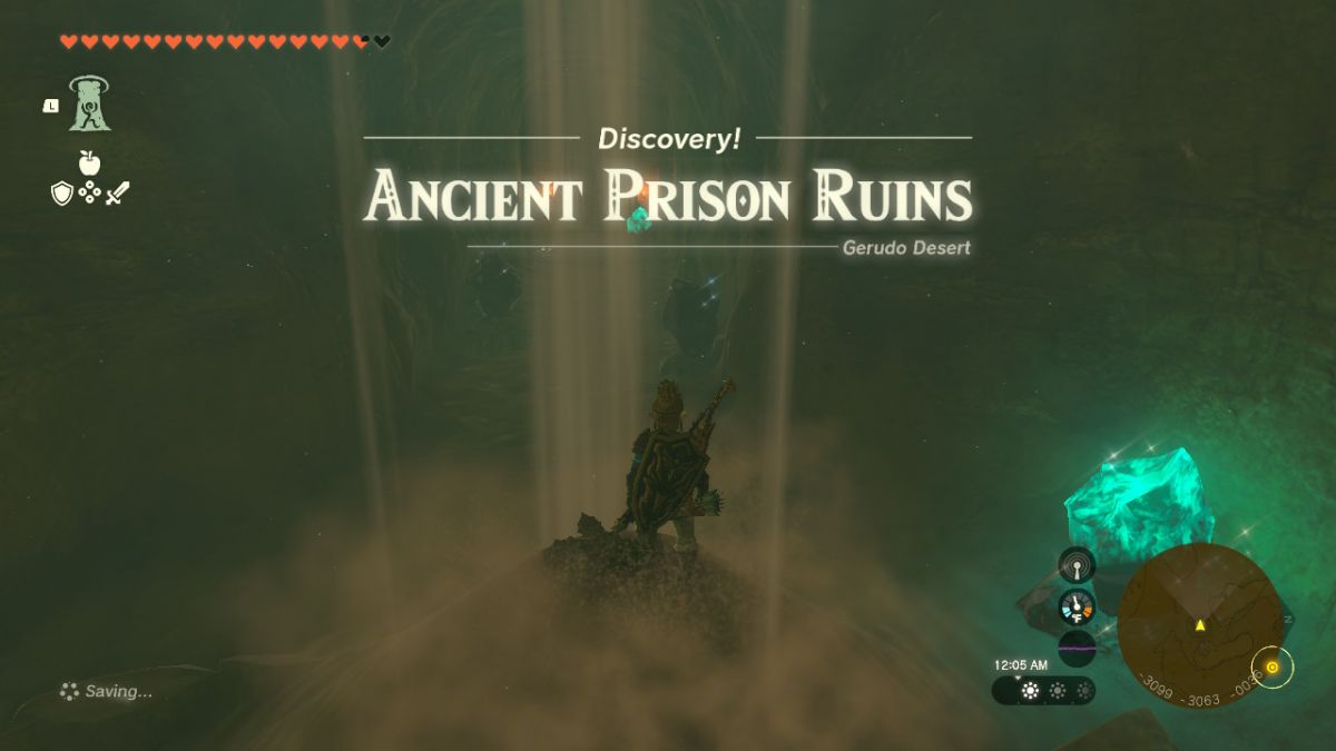 Ancient Prison Ruins - The Legend of Zelda: Tears of the Kingdom Guide