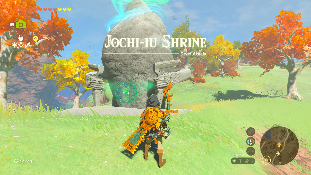 Jochi-iu Shrine is northeast of East Akkala Stable, which is northeast of Ulri Mountain Skyview Tower.