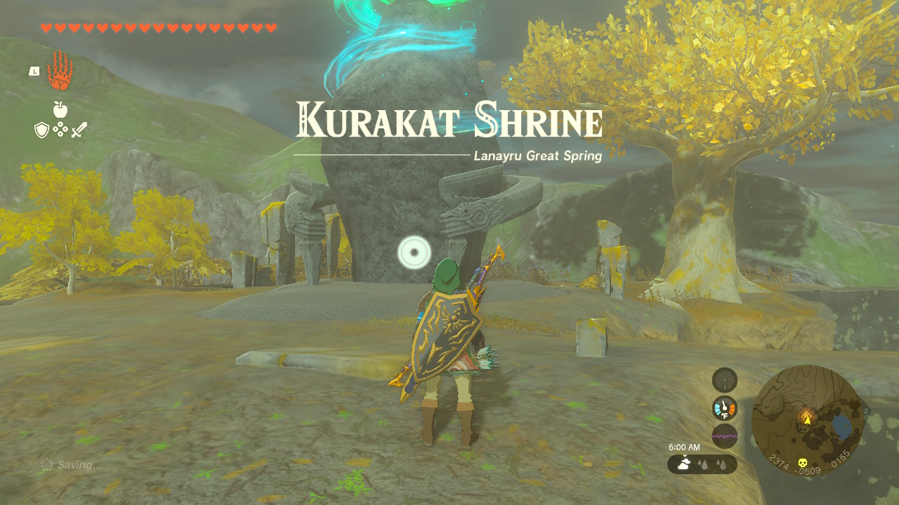 Kurakat Shrine can be found by solving the puzzle of the Steward Construct at Quatta's Shelf.