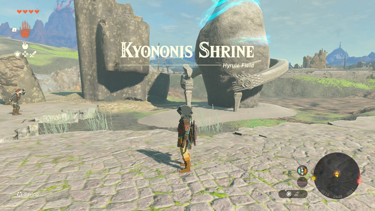 You will find Kyononis Shrine in Hyrule Field, north of Lookout Landing.