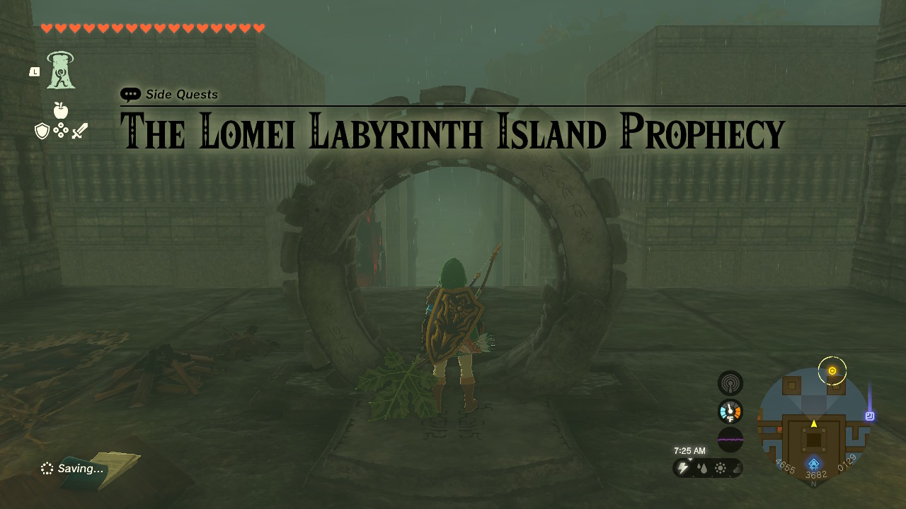 The Lomei Labyrinth Island Prophecy The Legend Of Zelda Tears Of The   The Lomei Labyrinth Island Prophecy 