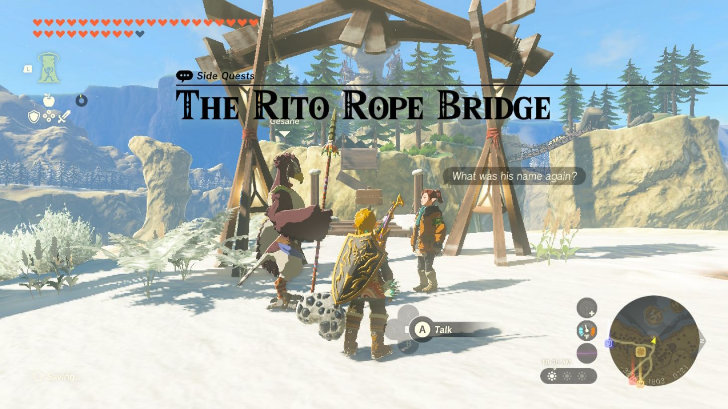The Rito Rope Bridge - The Legend of Zelda: Tears of the Kingdom Guide