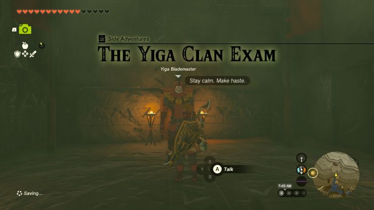 The Yiga Clan Exam - The Legend of Zelda: Tears of the Kingdom Guide